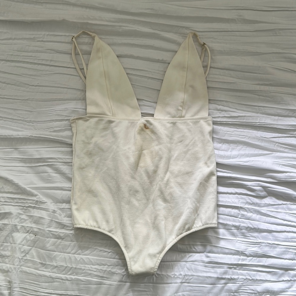 Intimately Free People Cream Bodysuit